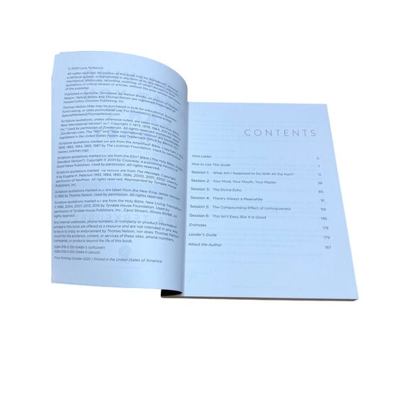 Forgiving What You Cant Forget Study Guide By Lysa TerKeurst Christian Books - Picture 7 of 9